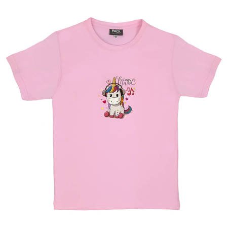 Koszulka “Jednorożec” – York, różowa, rozm.152 cm