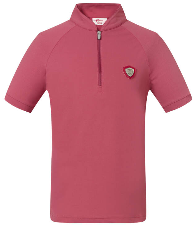 Koszulka Polo – Covalliero2022, różowa, 164/170