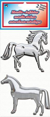 Naklejki metaliczne duże z końmi – Horsenjoy