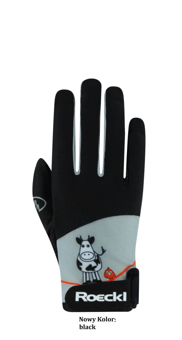 Rękawiczki “Kansas” – Roeckl, czarne, rozmiar 4