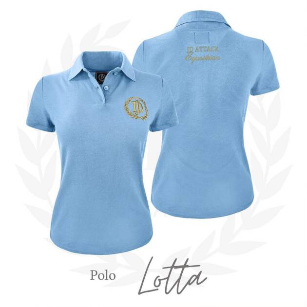 Koszulka polo “Lotta” – JD ATTACK błękitna M