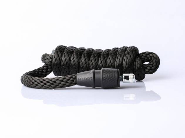 Uwiąz “GoLeyGo”+adapter- COVALLIERO czarny, 200cm