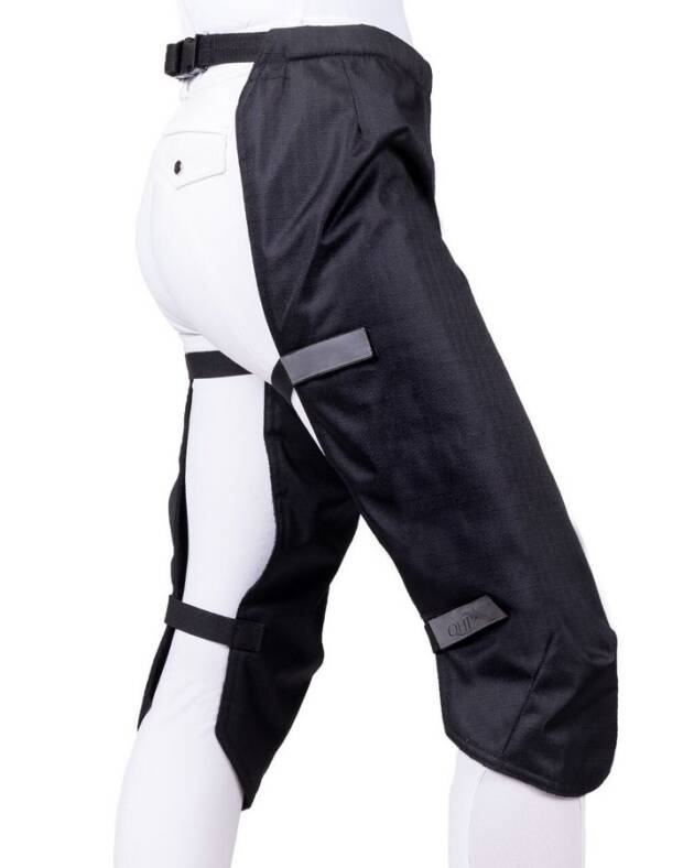 Spodnie/osłona przeciwdeszczowa – QHP czarne