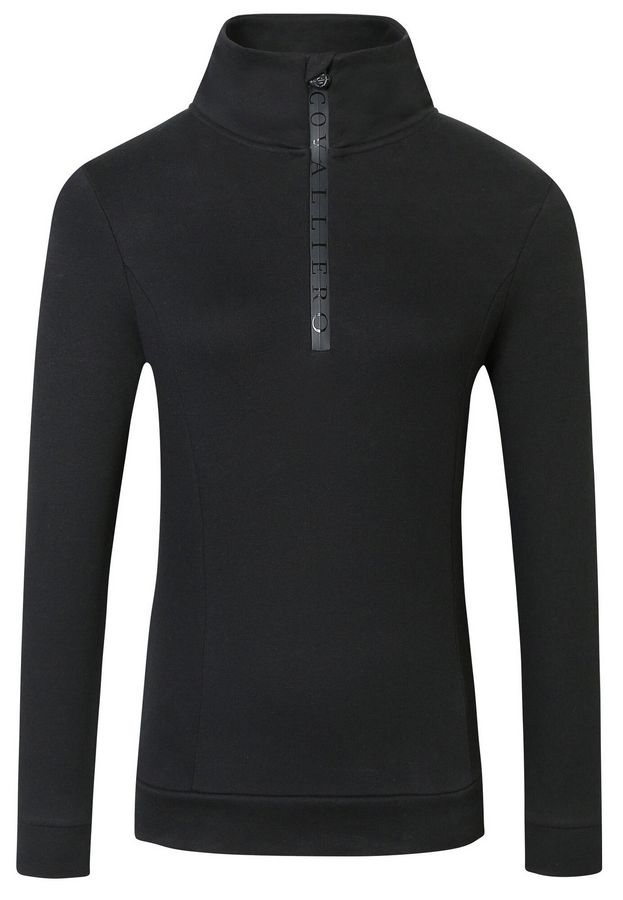 Bluza/Sweter ze stójką – COVALLIERO czarna S